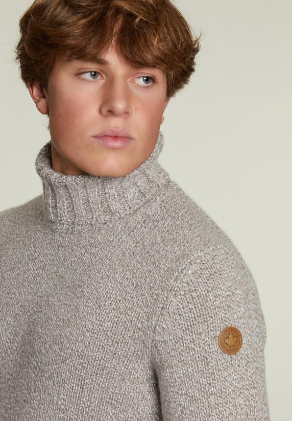 River Woods Custom Fit Wol-kasjmier Trui Barrel Mix