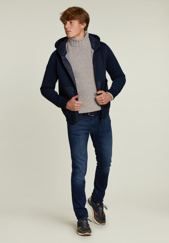 River Woods Custom Fit Wol-kasjmier Trui Barrel Mix