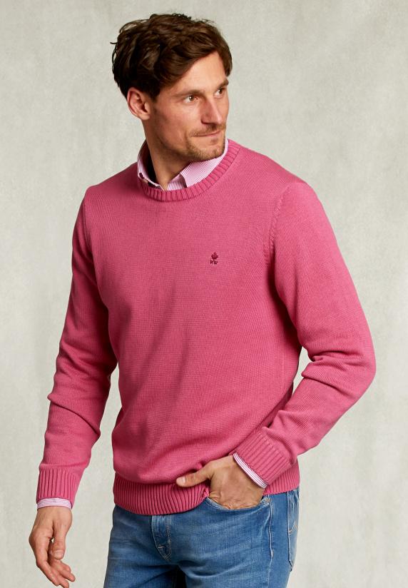 river woods Custom fit zachte katoenen trui amaranth