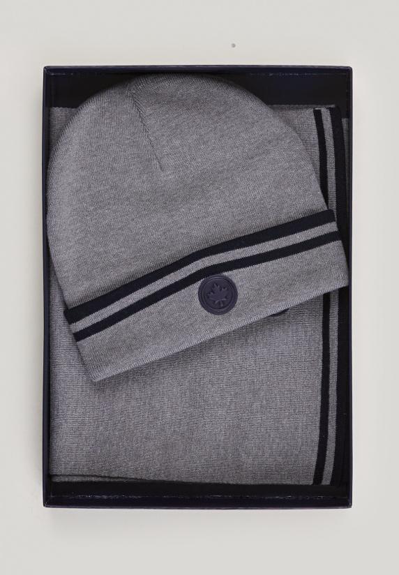 River Woods Doos Sjaal En Muts Dark Navy Voor Jongens