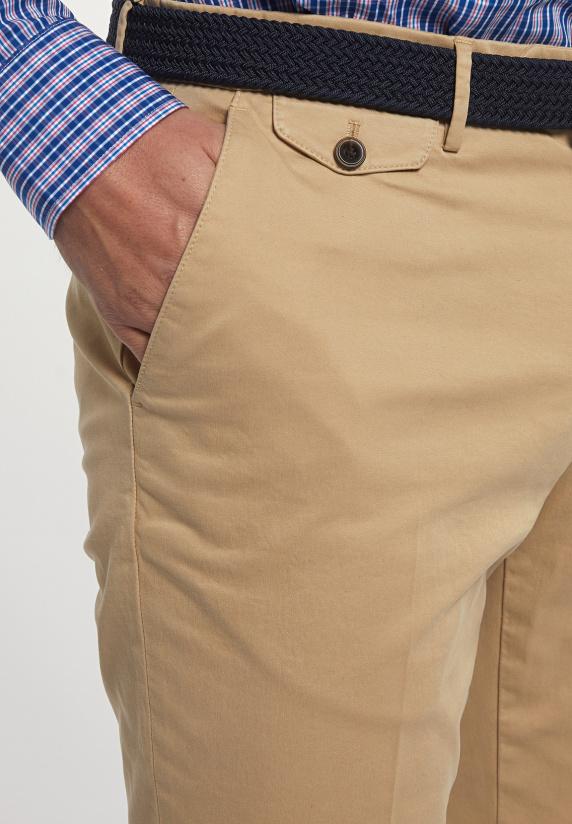 River Woods Fancy Katoenen Stretch Chinobroek Wheat