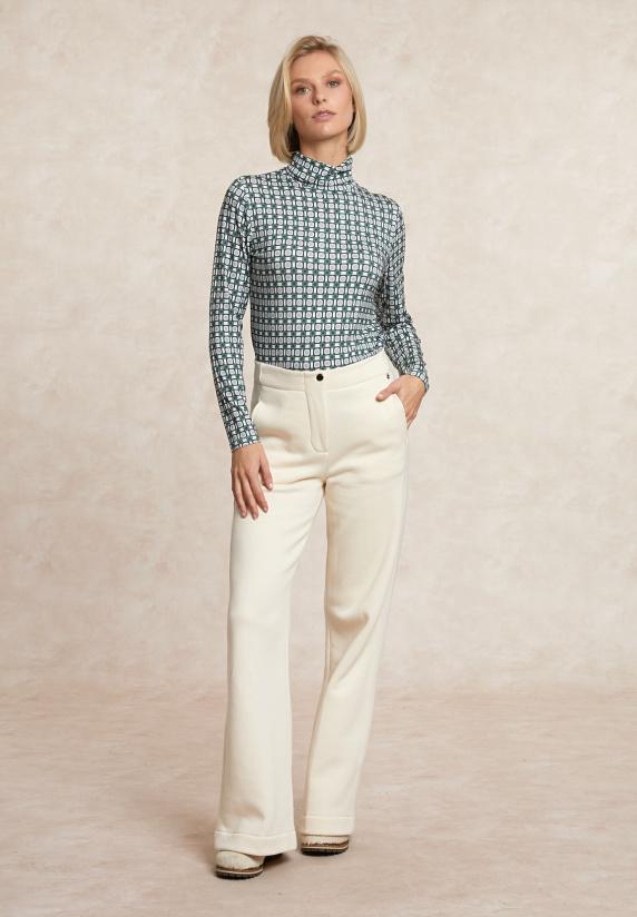 River Woods Fantasie Rolkraag T-shirt Lange Mouwen Multi