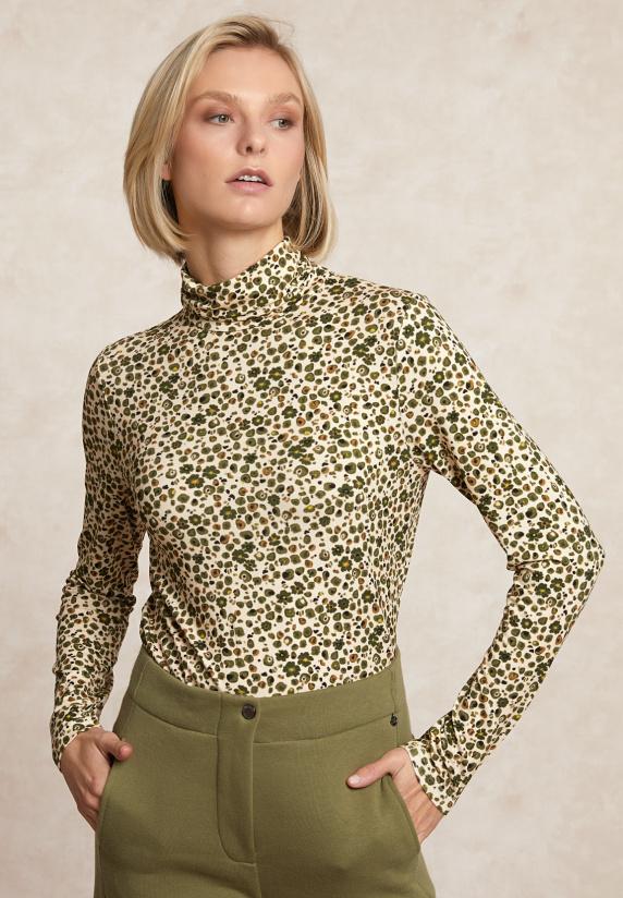 river woods Fantasie rolkraag T-shirt lange mouwen multi