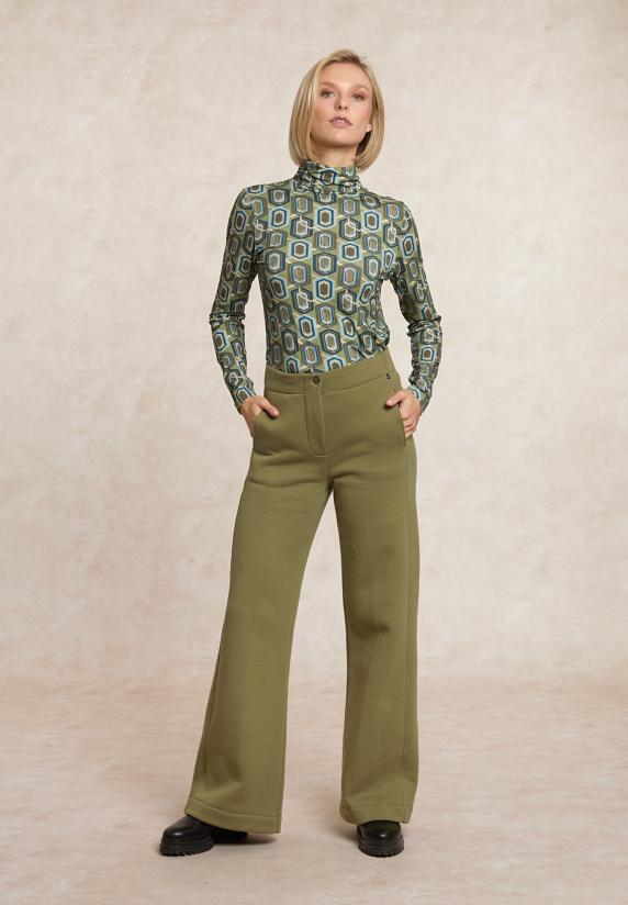 River Woods Fantasie Rolkraag T-shirt Lange Mouwen Multi