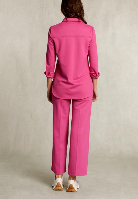 River Woods Fushia Oversized Milano Overhemd 2 Zakken