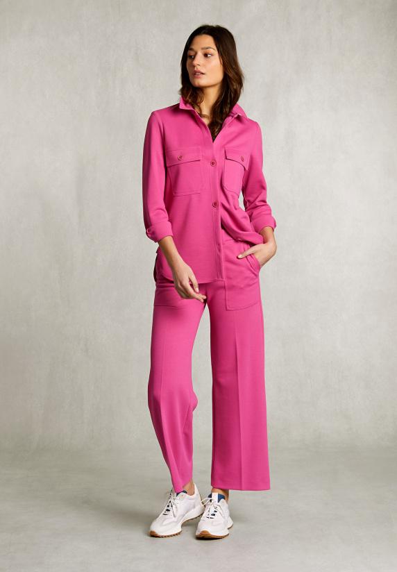 River Woods Fushia Oversized Milano Overhemd 2 Zakken