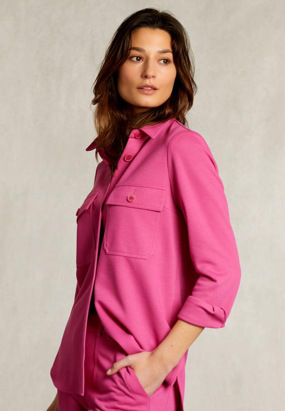 river woods Fushia oversized milano overhemd 2 zakken