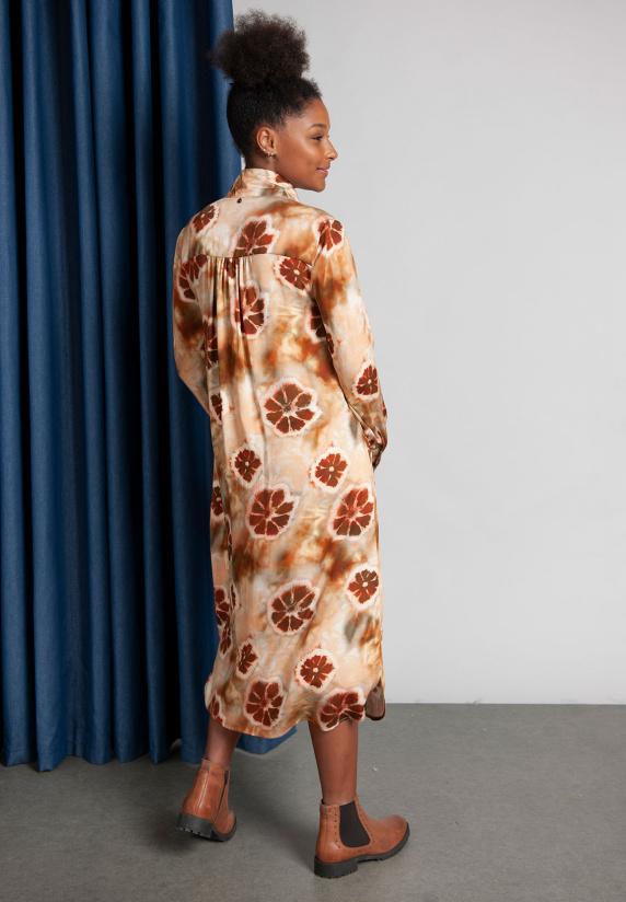 River Woods Hemdjurk Met Een Lintje Aan De Kraag In Multi