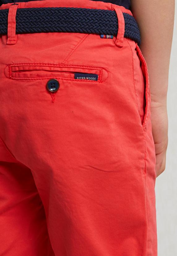 River Woods Katoenen Basic Chino Short Stretch Cosmopolitan