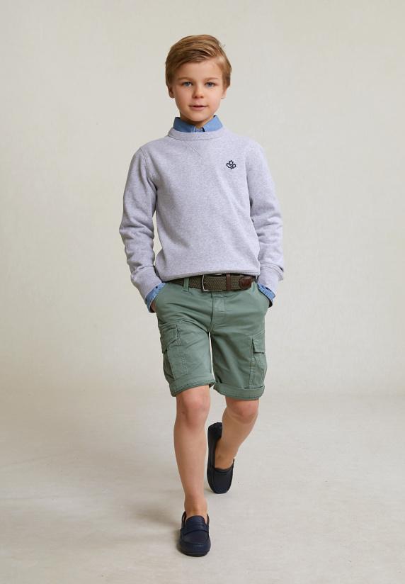 River Woods Katoenen Basic Chino Short Stretch Equator