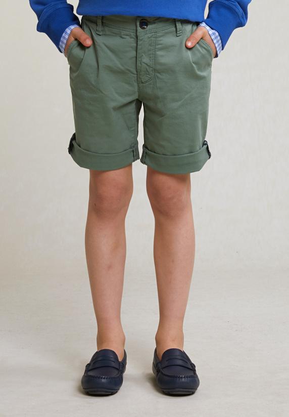 River Woods Katoenen Basic Chino Short Stretch Equator