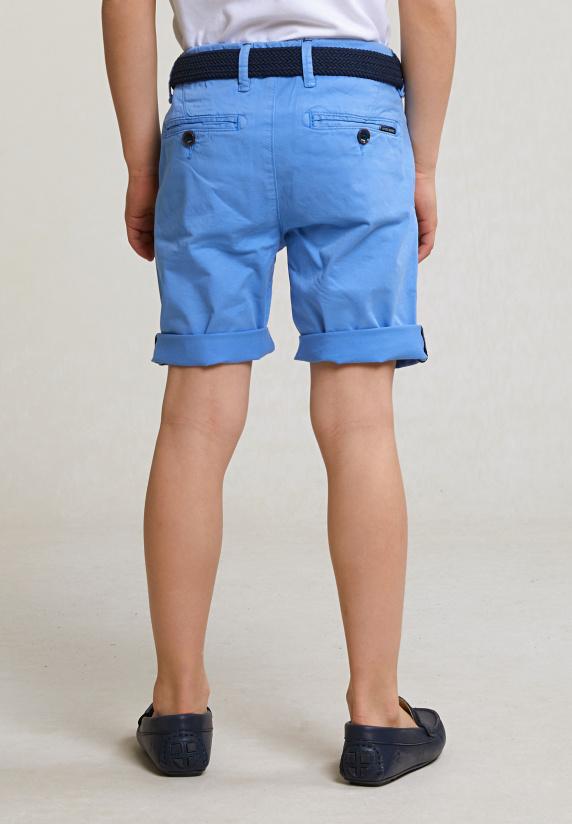River Woods Katoenen Basic Chino Short Stretch Faience