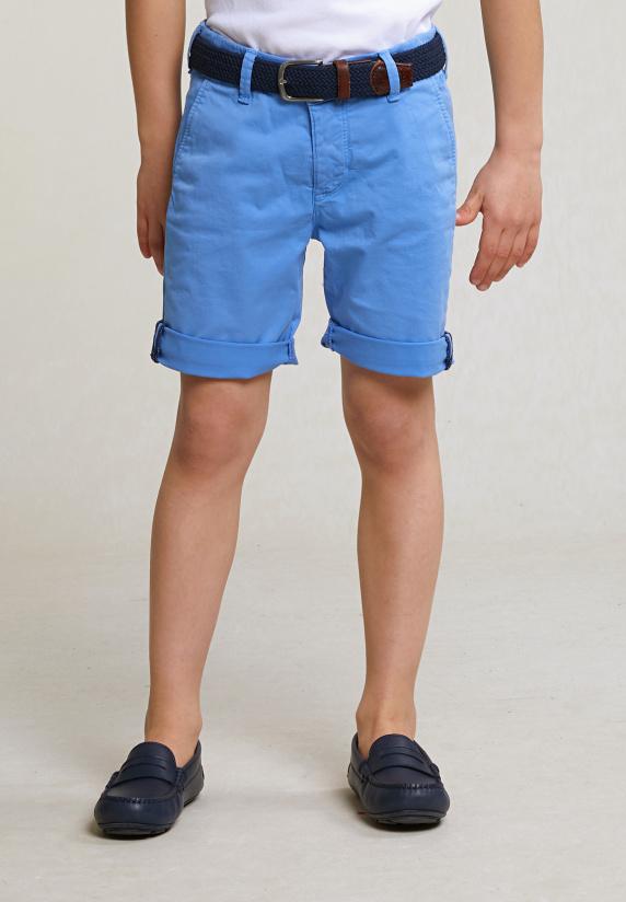 River Woods Katoenen Basic Chino Short Stretch Faience