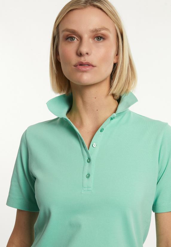River Woods Katoenen Basic Polo Korte Mouwen Mintgroen