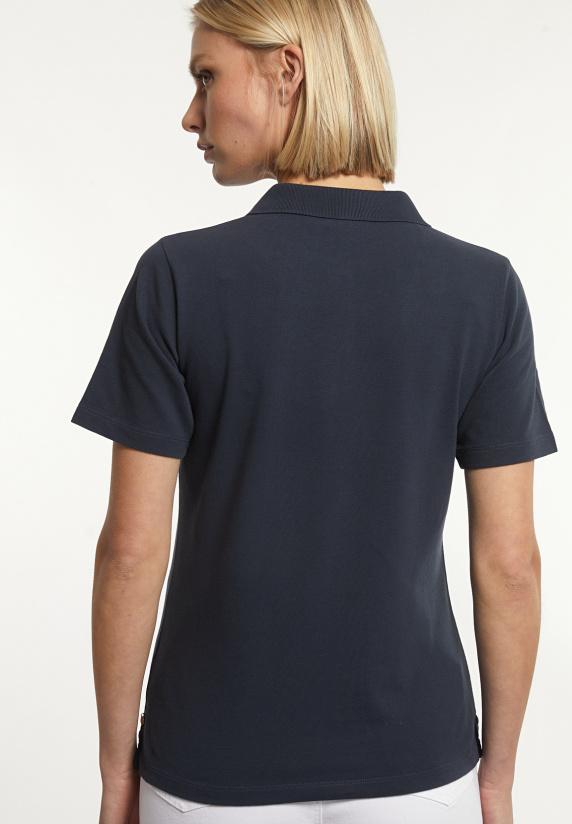 River Woods Katoenen Basic Polo Korte Mouwen Navy Blue