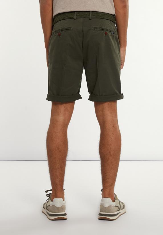 River Woods Katoenen Basic Stretch Chinoshort Forest
