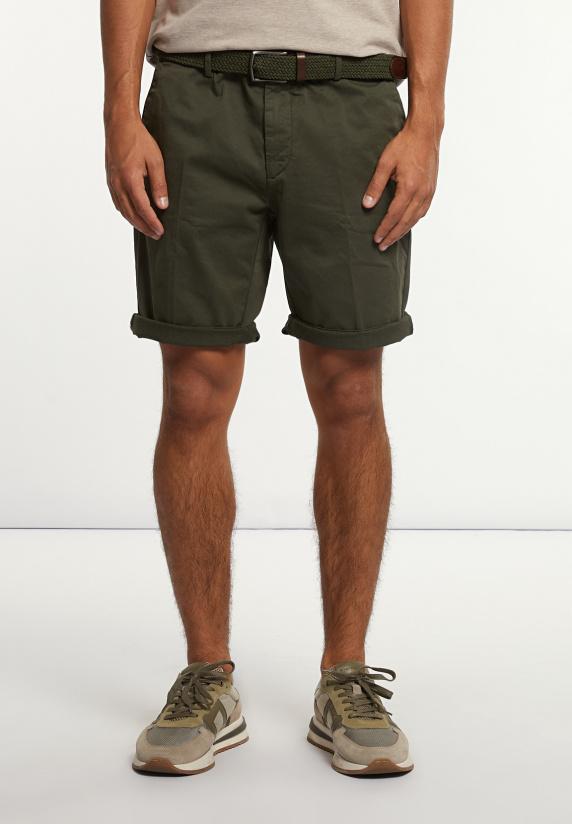 river woods Katoenen basic stretch chinoshort forest
