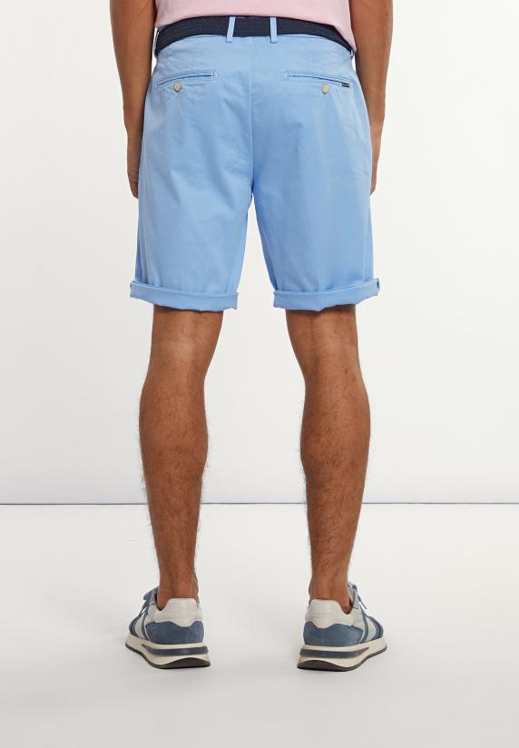 River Woods Katoenen Basic Stretch Chinoshort Porcelaine