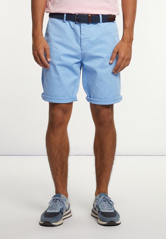 river woods Katoenen basic stretch chinoshort porcelaine