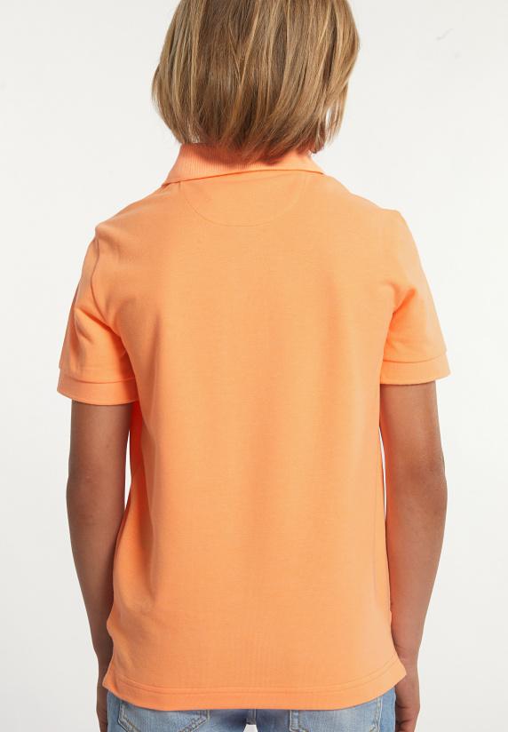 River Woods Katoenen Fancy Sportieve Pique Polo Neon Orange