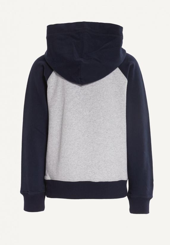 River Woods Katoenen Fantasie Hoodie Pearl Grey Mix