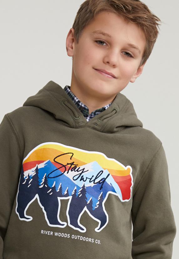 River Woods Katoenen Fantasietrui Met Kap Table Mountain