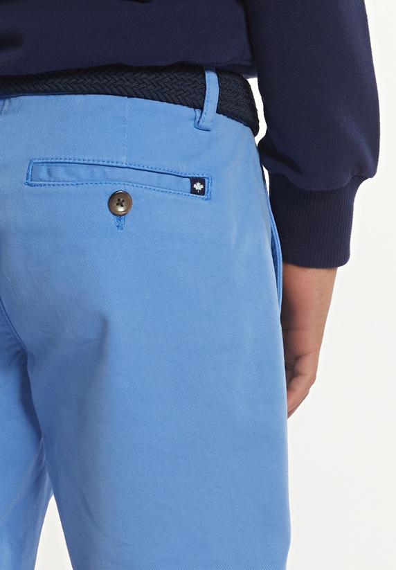 River Woods Katoenen Klassieke Comfortabele Short Soft Azure