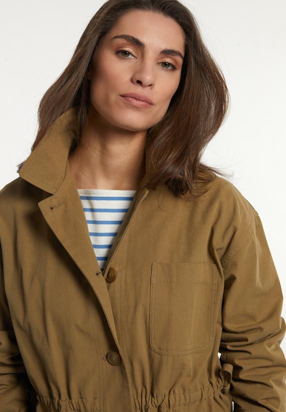 River Woods Katoenen Korte Jack Opgestikte Zak Kaki