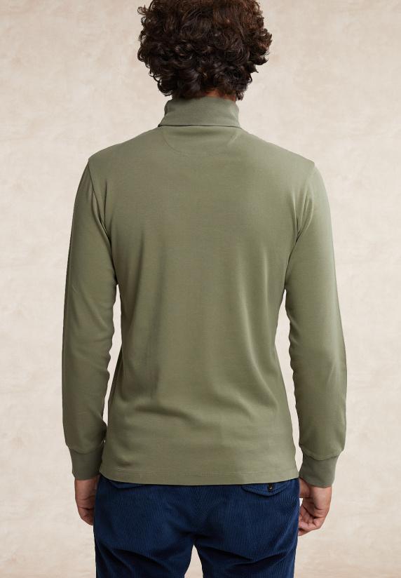 River Woods Katoenen Rolkraag T-shirt Lange Mouwen Fynboss