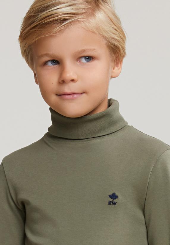 River Woods Katoenen Rolkraag T-shirt Lange Mouwen Fynboss