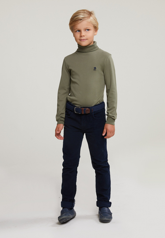 River Woods Katoenen Rolkraag T-shirt Lange Mouwen Fynboss