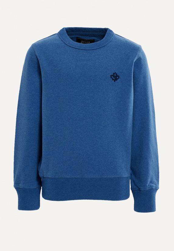 river woods Katoenen trui ronde hals persian blue mix