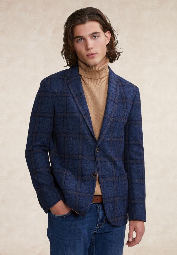 River Woods Loose Fit Wol-kasjmier Rolkraag Trui Maple Syrup