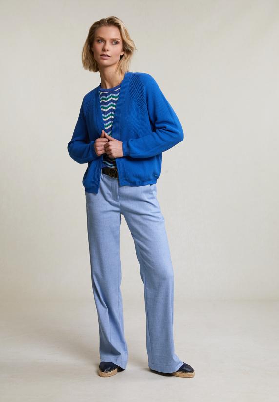 River Woods Multi Gestreepte Trui Ronde Hals 3/4 Mouwen