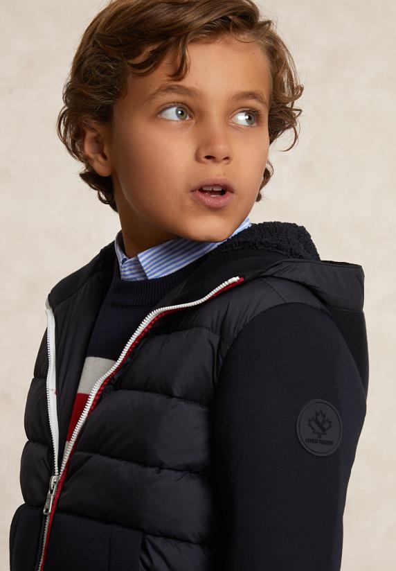 River Woods Neopreen Gewatteerde Jas Met Kap Admiral Blue