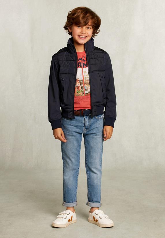 River Woods Normal Fit Basc T-shirt Dark Cosmopolitan