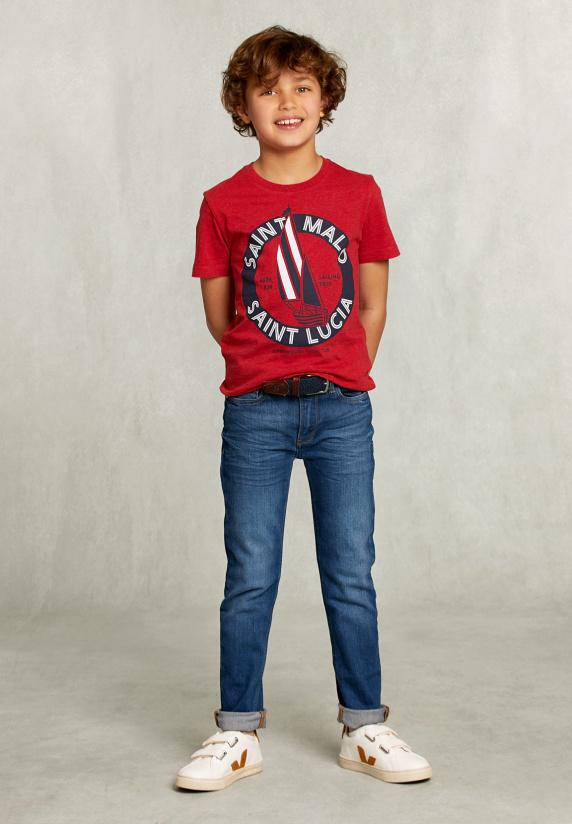 River Woods Normal Fit Basic T-shirt Bloody Mary Mix