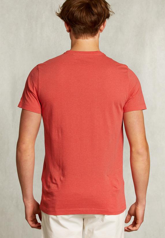 River Woods Normal Fit Basic T-shirt Dark Cosmopolitan Mix