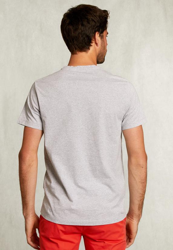 River Woods Normal Fit Basic T-shirt Dark Oyster Mix