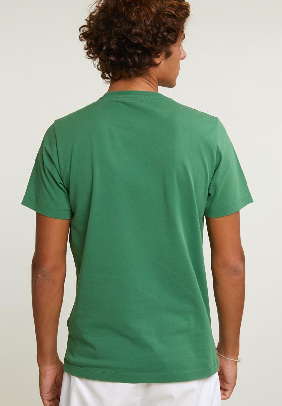 River Woods Normal Fit Basic T-shirt Korte Mouwen Belize Green