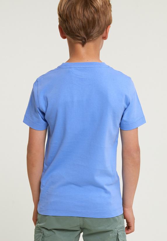 River Woods Normal Fit Basic T-shirt Korte Mouwen Carribean Blue