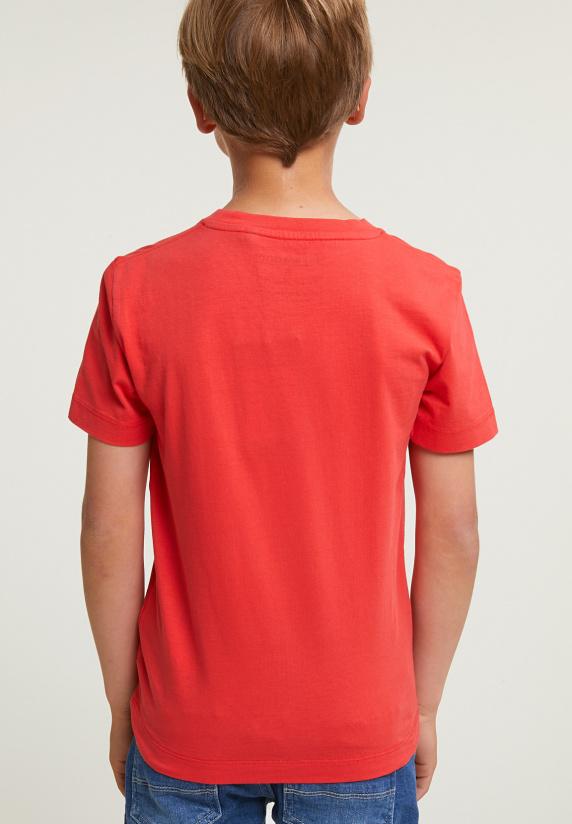 River Woods Normal Fit Basic T-shirt Korte Mouwen Cornell Red