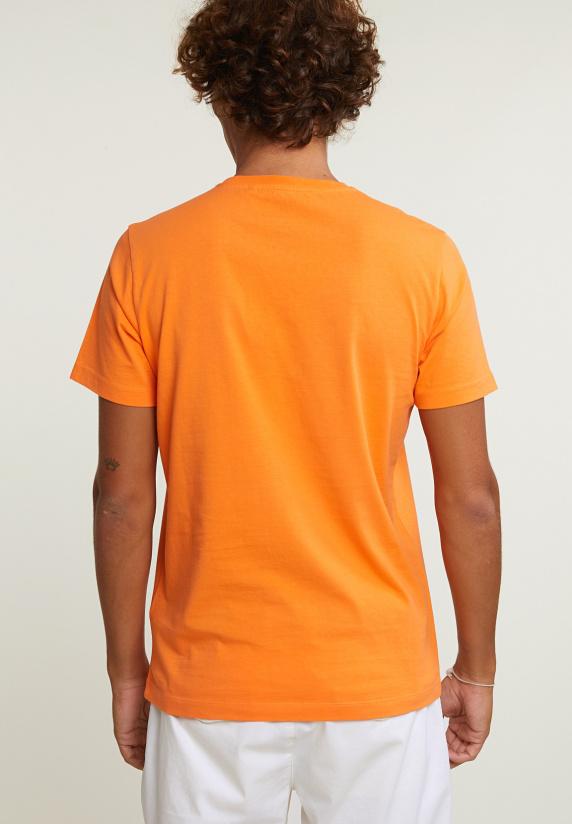 River Woods Normal Fit Basic T-shirt Korte Mouwen Electric Orange