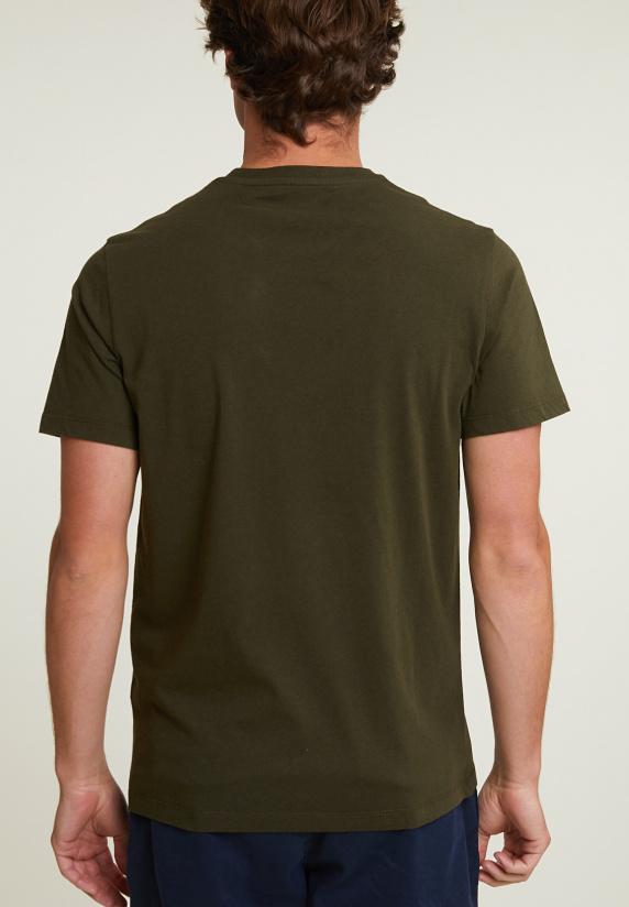 River Woods Normal Fit Basic T-shirt Korte Mouwen Forest Mix