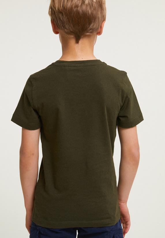 River Woods Normal Fit Basic T-shirt Korte Mouwen Forest Mix