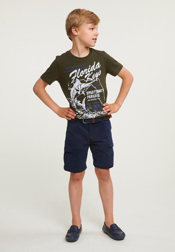 River Woods Normal Fit Basic T-shirt Korte Mouwen Forest Mix