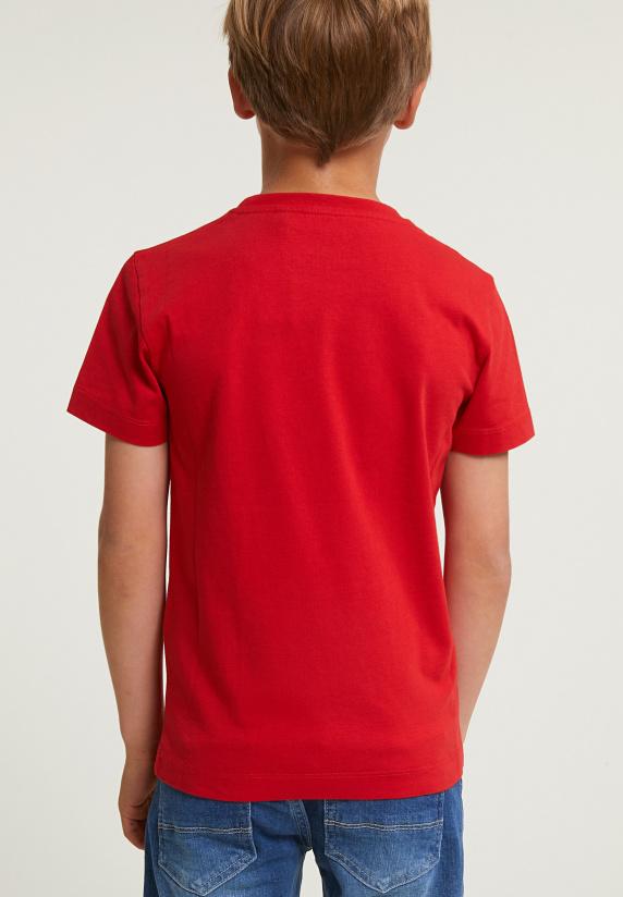 River Woods Normal Fit Basic T-shirt Korte Mouwen Harvard Red