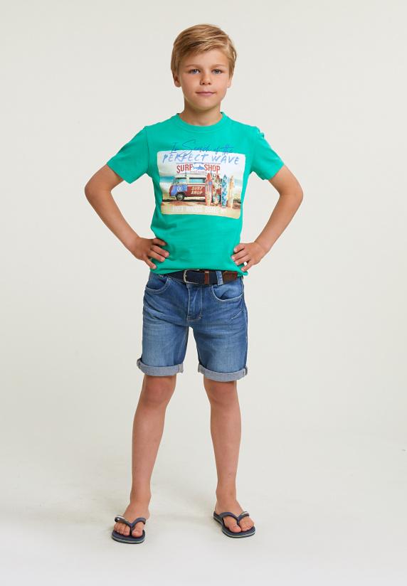 River Woods Normal Fit Basic T-shirt Korte Mouwen Jungle