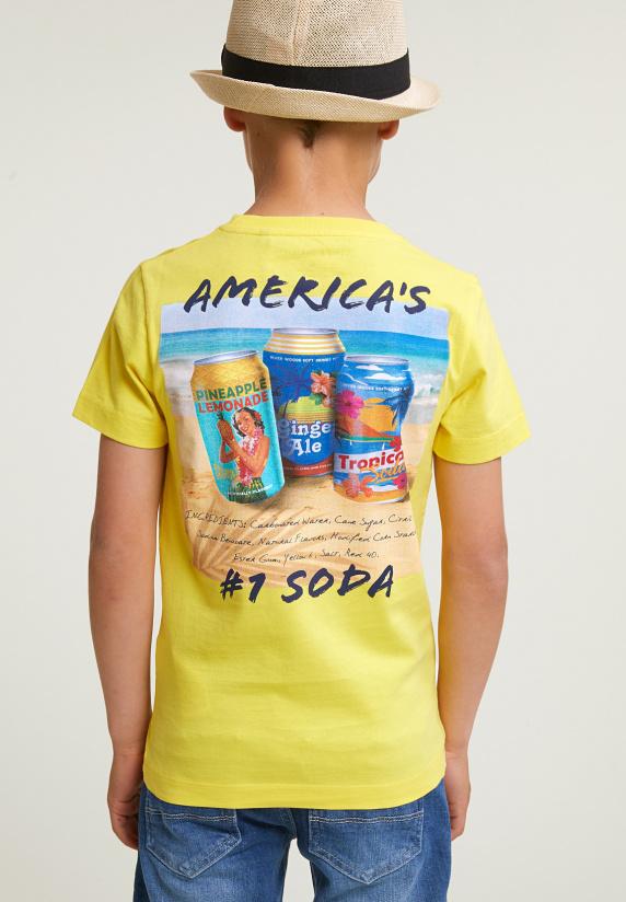 River Woods Normal Fit Basic T-shirt Korte Mouwen Lemonade