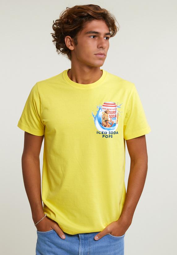 river woods Normal fit basic T-shirt korte mouwen lemonade